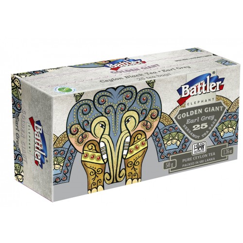 Battler Чайные пакетики Earl Grey 25 в картонной коробке 2г x 25